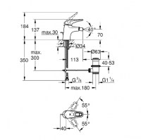 MONOMANDO BIDE EUROSTYLE GROHE